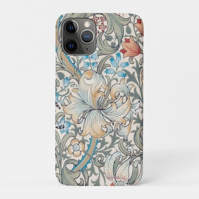 William Morris Lily Art Nouveau Case-Mate iPhone C Case (Back)