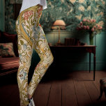 William Morris Lily Art Nouveau Floral Pattern Leggings<br><div class="desc">William Morris Lily Pattern Design. William Morris was an English textile designer, artist, writer, and socialist associated with the Pre-Raphaelite Brotherhood and British Arts and Crafts Movement. He founded a design firm in partnership with the artist Edward Burne-Jones, and the poet and artist Dante Gabriel Rossetti. This beautiful Art Nouveau...</div>