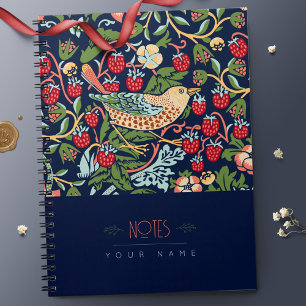 William Morris Lily Art Nouveau Floral Pattern Not Notebook