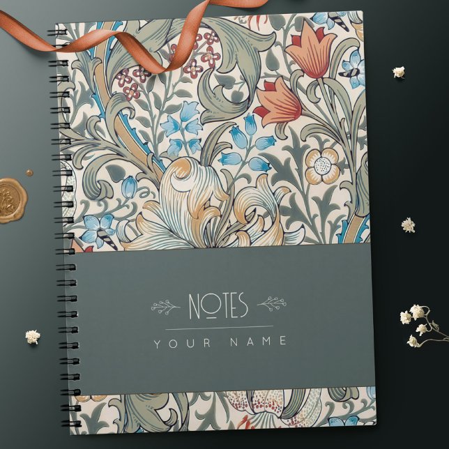 William Morris Lily Art Nouveau Floral Pattern Not Notebook (Creator Uploaded)