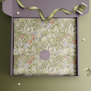 William Morris Lily Art Nouveau Floral Tissue Pape Paper