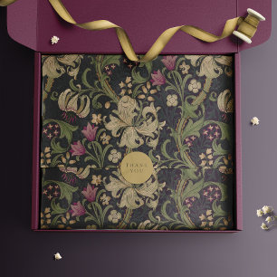 William Morris Lily Art Nouveau Floral Tissue Pape Tissue Paper