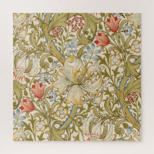 William Morris Lily Art Nouveau Jigsaw Puzzle