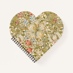 William Morris Lily Art Nouveau Notebook