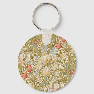William Morris Lily Key Ring