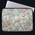 William Morris Lily Laptop Sleeve<br><div class="desc">William Morris Lily Pattern Design. William Morris was an English textile designer, artist, writer, and socialist associated with the Pre-Raphaelite Brotherhood and British Arts and Crafts Movement. He founded a design firm in partnership with the artist Edward Burne-Jones, and the poet and artist Dante Gabriel Rossetti. This beautiful Art Nouveau...</div>