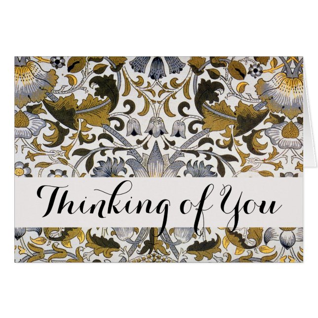 William Morris Lodden floral flower (Front Horizontal)