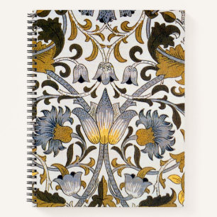 William Morris Lodden floral flower Notebook