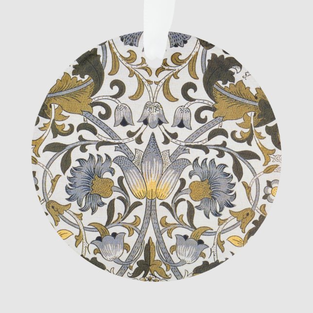 William Morris Lodden floral flower Ornament (Front)