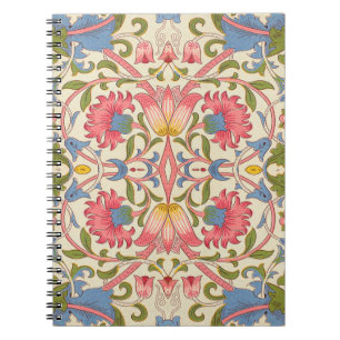 William Morris Lodden floral flower wallpaper  Notebook