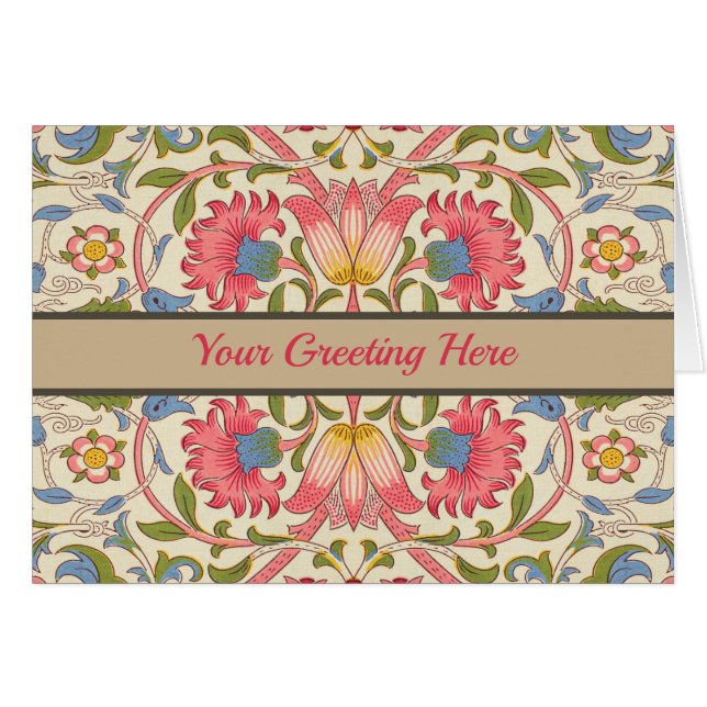William Morris Lodden Floral Pattern Pastel  (Front Horizontal)