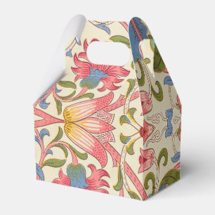 William Morris Lodden Floral Pattern Pastel Favour Box