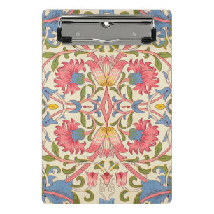 William Morris Lodden Floral Pattern Pastel  Mini Clipboard