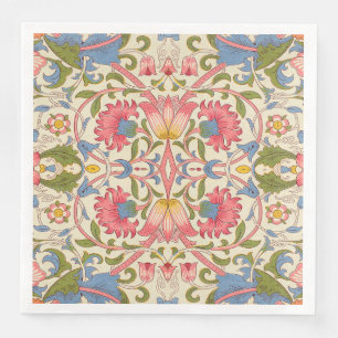 William Morris Lodden Floral Pattern Pastel Napkin