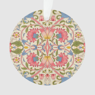 William Morris Lodden Floral Pattern Pastel  Ornament