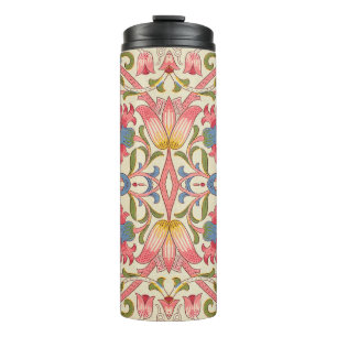 William Morris Lodden Floral Pattern Pastel  Thermal Tumbler