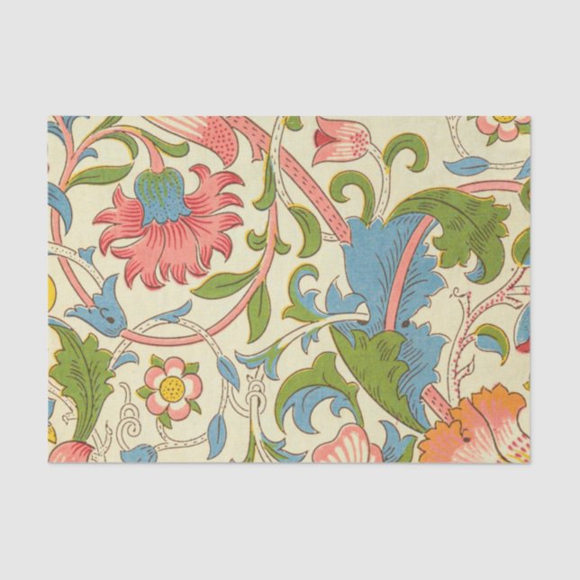 William Morris Lodden Pattern Decoupage  Tissue Paper (Front)