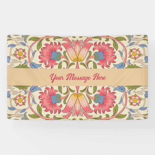 William Morris Lodden Spring Wallpaper Art  Banner (Horizontal)