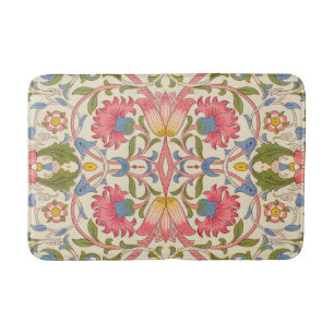 William Morris Lodden Spring Wallpaper Art  Bath Mat