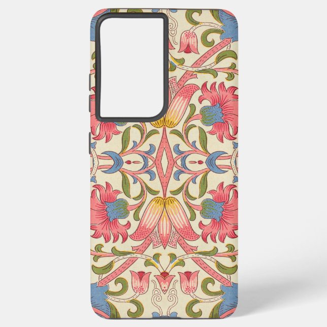 William Morris Lodden Spring Wallpaper Art  Samsung Galaxy S21 Ultra Case (Back)