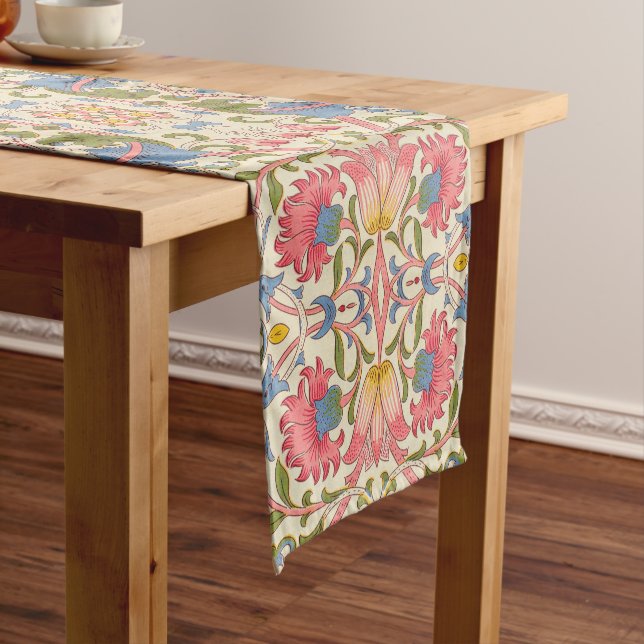 William Morris Lodden Spring Wallpaper Art  Short Table Runner (In Situ)