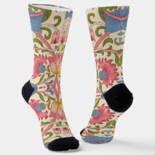 William Morris Lodden Spring Wallpaper Art  Socks