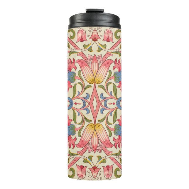 William Morris Lodden Spring Wallpaper Art  Thermal Tumbler (Front)