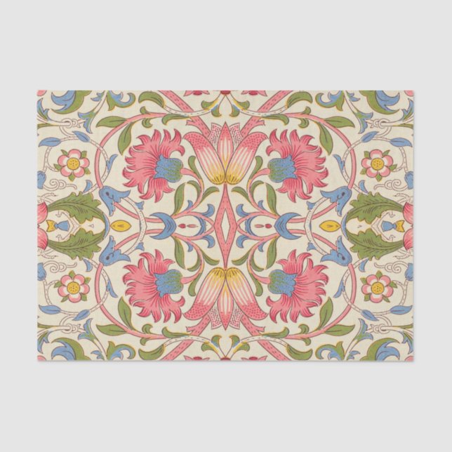 William Morris Lodden Spring Wallpaper Art  Tissue Paper (Front)