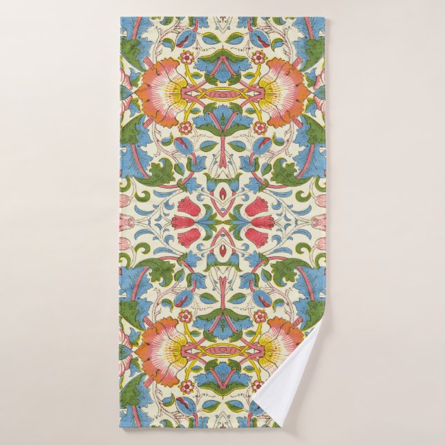 William Morris Loddon Blossom Floral Patterns Bath Towel Set (Bath Towel)