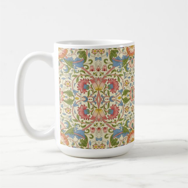 William Morris Loddon Blossom Floral Patterns Coffee Mug (Left)