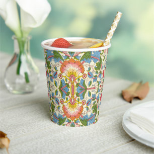 William Morris Loddon Blossom Floral Patterns Paper Cups