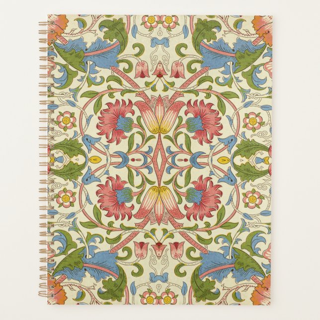 William Morris Loddon Blossom Floral Patterns Planner (Front)
