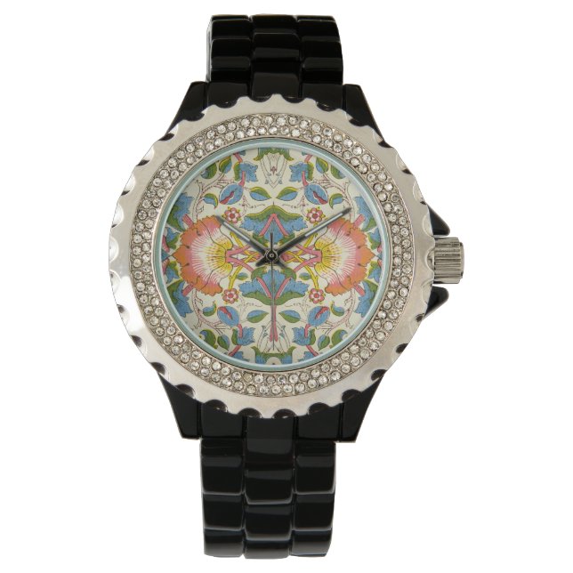 William Morris Loddon Blossom Floral Patterns Watch (Front)