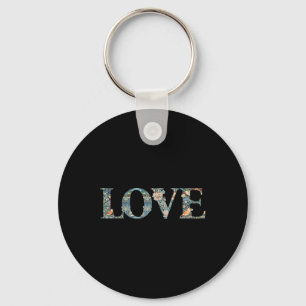 William Morris Love Design Key Ring