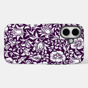 William Morris Mallow Floral Vintage Design iPhone 16 Case