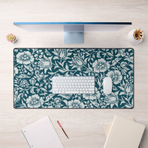 William Morris Mallow Floral Vintage Design Desk Mat