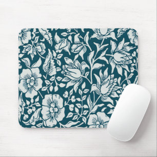 William Morris Mallow Floral Vintage Design Mouse Pad