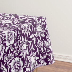 William Morris Mallow Floral Vintage Design Tablecloth