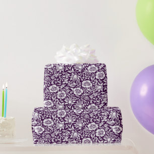 William Morris Mallow Floral Vintage Design Wrapping Paper