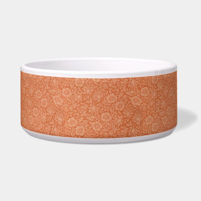 William Morris Mallow Pattern: Terracotta Floral (Front)