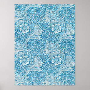 William Morris Marigold 1875 Pattern Design Poster