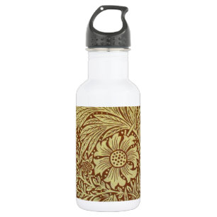 William Morris Marigold Antique Flower Pattern 532 Ml Water Bottle