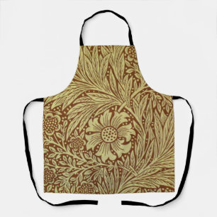 William Morris Marigold Antique Flower Pattern Apron