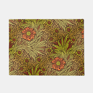 William Morris Marigold, Copper Brown and Orange Doormat