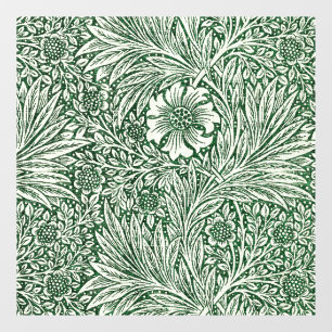 william morris marigold green floral flower