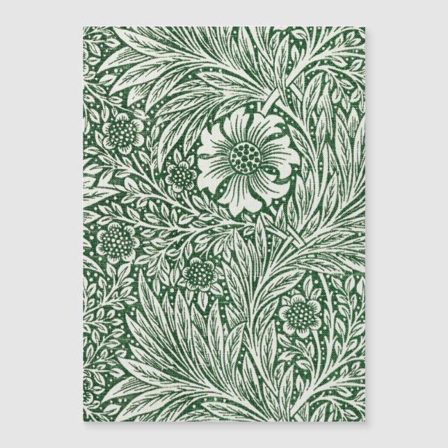 william morris marigold green floral flower (Front)