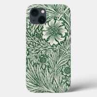 william morris marigold green floral flower