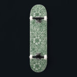 william morris marigold green floral flower skateboard<br><div class="desc">William Morris designed the Marigold textile pattern in 1875. The pattern features a floral marigold flower art design in green,  showcasing beautiful marigold flowers.</div>