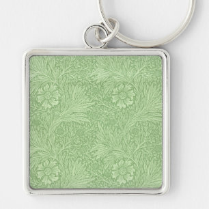 William Morris Marigold (Green) Pattern Key Ring
