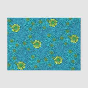 William Morris Marigold, Turquoise & Cobalt Blue Tissue Paper